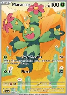 Pokémon TCG: Maractus – 093/086 Illustration Rare (Black Bolt)