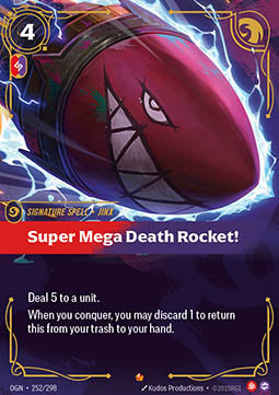 Riftbound: Super Mega Death Rocket – Jinx Signature Spell (Single Card)