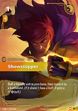Riftbound: Showstopper – Sett Signature Spell (Single Card)